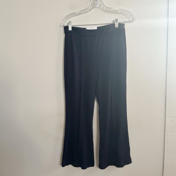 TUCKERNUCK X ATLANTIC-PACIFIC Navy Penny Kick Flare Pant Size small - Picture 2 of 5